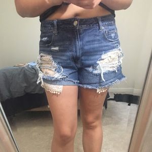 American Eagle Festival High Rise Shorts